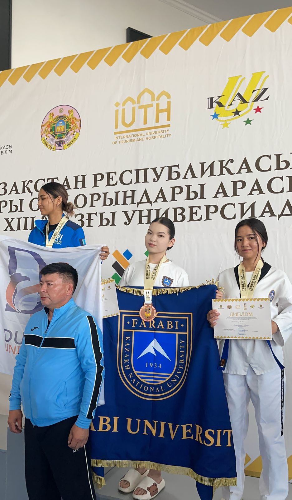 Жеңіс Айкерім таэквондодан XIII жазғы Универсиадада екінші орын алды